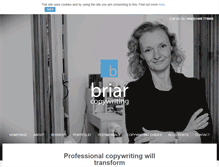 Tablet Screenshot of briarcopywriting.com